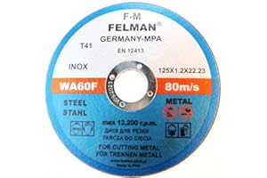 LEPIK 50 dischi da taglio per acciaio Felman 125 x 1,2 mm T41