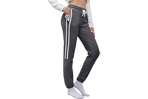 SPECIALMAGIC Women's Fleece Lined Joggers Winter Thermal Warm Trousers Sherpa Fleece Joggers Pants Thick Furry Fleece Lined Sweatpants Jogging Bottoms for Running Fitness Workout Casual