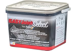AZPECTS EASYJoint Select Patio Sand Ready Mixed Paving Jointing Compound For Outdoor Ceramic, Porcelain Tiles And More. 12.5kg All Weather, Strong And Durable Sweep In Joint Compound - Platinum