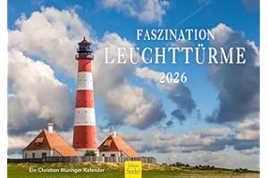 ‎EDITION SEIDEL Edition Seidel Premium Kalender Faszination Leuchttürme 2026 Format DIN A3 Wandkalender Deutschland Dänemark Frankreich England Schottland Neuseeland Italien Meer Küste Christian Müringer