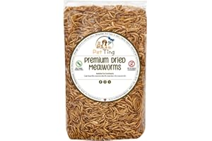 PET TING Premium Dried Mealworms, 5L Bag