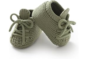 Neiwech Baby Booties Newborn Knit Crochet First Shoes Cozy Soft Warm Booties for Infant Boys Girls