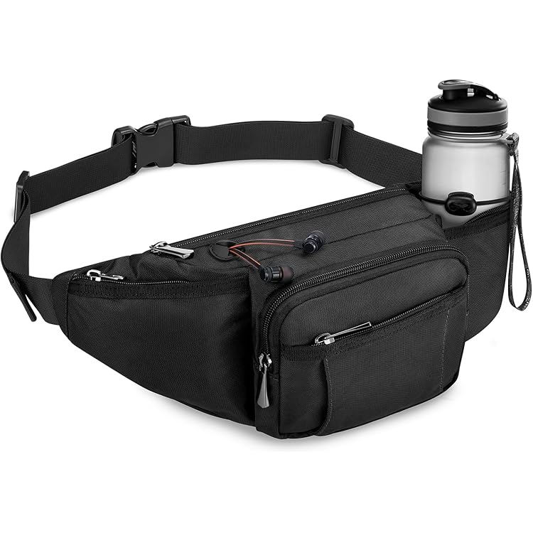 Multifunctionele tactische heuptas heuptas militaire riemtas met 2 flessenhouders rugzak fanny pakken tailletas voor outdooractiviteiten trekking wandelen lopen fietsen camping klimmen jacht