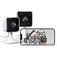 GNCC Indoor Camera 1080P Security Camera 2 Packs CCTV Camera House Security, Home Security Camera, Motion/Sound Detection, 2-Way Audio, Night Vision, Real-Time Alert, SD&Cloud, 2.4G WiFi