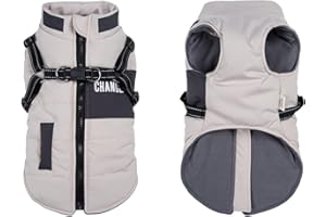 Lairle Hundemantel Winter Hundejacke Hundegeschirr Mantel Welpenmantel Jacke Weste Kleidung Kleines Hundegeschirr Hundemäntel für kleine mittelgroße Hunde