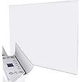 MYLEK Panel Heater Radiator Electric 1.5KW - Daily and Weekly Timer, Digital Thermostat - Wall Mounted Slimline White Panel Heater for Bathroom, Office, Bedroom, Garage (1500 Watt) Lot 20 Compliant