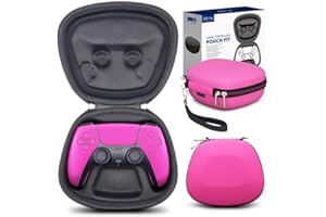 sisma Custodia rigida Compatibile con Controller Wireless DualSense della PS5, Custodia da viaggio per riporre e proteggere Controller senza fili PlayStation 5
