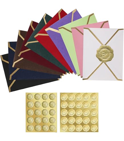72 Enveloppes Vintage Marron - 9,5x7,5cm - Pour Cartes, Invitations, Mariages, Cadeaux
