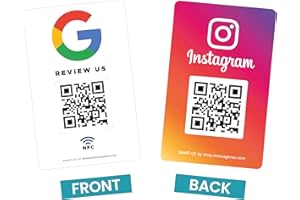 MESSAGENES PVC Google + Instagram Parent 1 Unit, Rectangular 12 x 8 cm