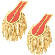 2 Épaulettes Dorées à Pompons & Strass – Applique Décorative Pour Robe, T-shirt | Style Vintage & Festif | Pour Mariage, Soirée - 6