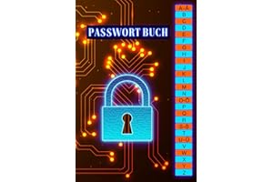 Passwort Buch A6: Passwortbuch mit Register A–Z, klein Deutsch Notizbuch, um Passwörter in alphabetischer Reihenfolge zu organisieren | DIN A6 Format