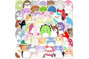 SANMATIC Paquete de 60 lindo pegatinas de vinilo bonitas para botella de agua, portátil, teléfono, equipaje, pegatinas para monopatín para adultos, adolescentes, niñas y niños