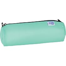 DOHE - Astuccio Scolastico Rotondo - Chiusura con Cerniera, Poliestere Resistente, 21x7,5x7,5 cm, Materiale Scolastico - Yale University Navy - Blu