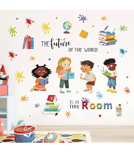 Adesivi Murali Arcobaleno Per Bambini | Sticker Motivazionali Per Cameretta | Decorazione Facile E Colorata - Foto 2