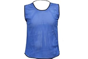 PROSTYLE SPORTS 1 X Single Sports Training Bibs Football Rugby Hockey Netball Cricket Volleyball Vests Soccer Sports Club (7 Sizes 13 colours)