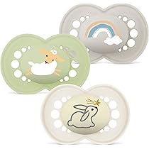 Bibs Fopspeen 6-18 maanden Anatomic Sage/Cloud 2 Stuks
