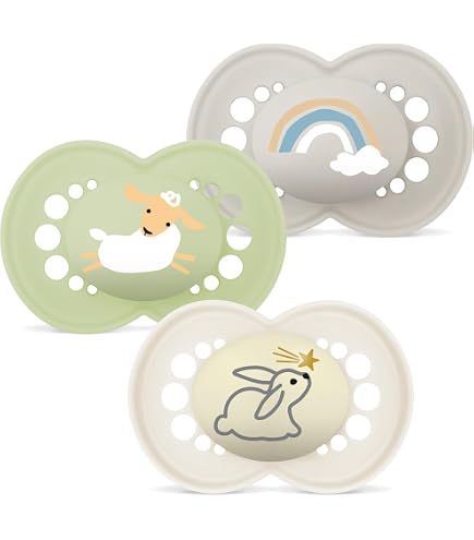 MAM Original Ciuccio In Silicone 16+ – Set Da 4 Pezzi Winter Dream – Con 2 Scatole Sterilizzabili - 3
