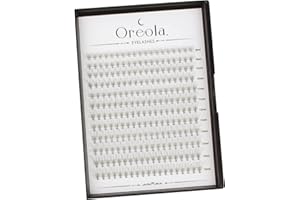 Oreola Lot de 228 cils individuels, 10D Cluster Lashes Individuels 0,07D 8-15 mm Longueur mixte pour débutants, Cils individuels réutilisables Wispy Fluffy Lash Clusters pour extensions de cils
