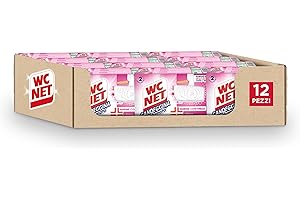 Wc Net - Tavoletta Candeggina Profumata Igiene Continua, Detergente Igienizzante Solido per WC, Rimuove Germi e Batteri, Azione Sbiancante, 2 Pezzi x 12 Confezioni