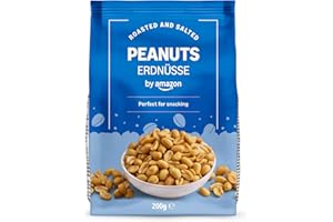 by Amazon - Roasted and Salted Peanuts 200g 1 pack