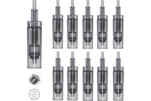 LAZZYBEAUTY 10 Cartucce di Ricambio per Aghi a 24 Pin per la Penna per Microneedling Dr.pen Modello A7, Parti di Ricambio Originali Monouso per Cartucce per Microneedling Accessori per la Cura della Pelle