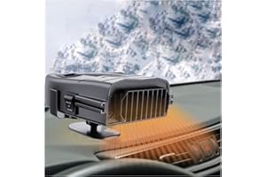 COMBLU Riscaldatore per Auto 12V 150W Portatile per Auto 2 in 1 Riscaldamento in Ceramica Raffreddamento Riscaldatore Sbrinatore Sbrinatore Universal