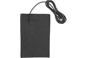 Naroote Tragbares Heizkissen, kabellos, USB, 10 x 15 cm, 60 °C, Kohlefaser, faltbar, Mehrzweck, für Zuhause und Büro