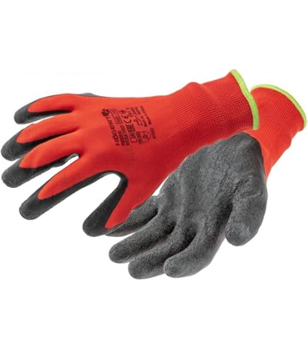 Gebol Work gloves for a good grip l size XXL (11) l red l Eco