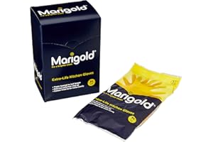MARIGOLD GLOVES KITCHEN MEDIUM MEDIUM | 6 PACK BUNDLE,Yellow
