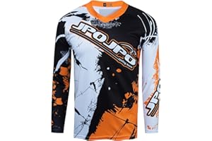 WEIMOSTAR Bambini Ciclismo Jersey Bambini Mountain Bike Motocross Manica Lunga Ragazzo Camicia Downhill Top Abbigliamento