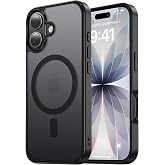Tigowos iPhone 17 i&ccedil;in Manyetik Kılıf MagSafe 16 FT D&uuml;şmeye Dayanıklı Mat Cilt Hissetme Arka Kapak Darbeye Dayanıklı İnce Fit