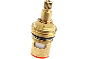 ENET YINETTECH Cartouche de presse-étoupe en laiton et céramique de 7,6 mm - 1/4 de tour - 20 dents G 1/2"