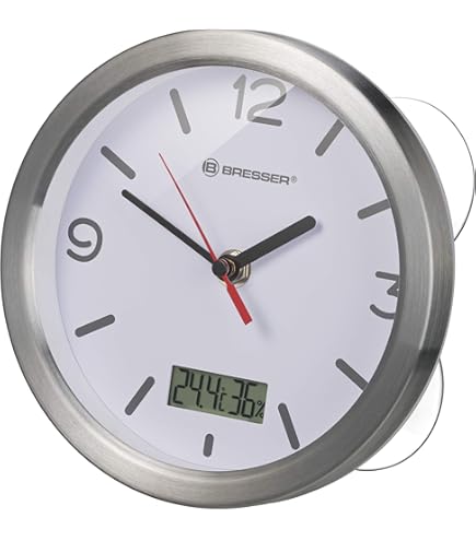 Digitale Badezimmeruhr Mit Saugnapf - LCD Display Wasserdicht Mit Timer & Thermometer