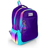 Coral High Rainbow Fermuarlı Mor İlkokul Ortaokul ve G&uuml;nl&uuml;k Sırt &Ccedil;antası - Kız &Ccedil;ocuk