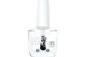 Maybelline New York Superstay Forever Strong Lakier do Paznokci, 25 Crystal Clear, 10 ml