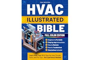 HVAC Illustrated Bible: Learn HVAC Fast with Step-by-Step Visuals, Tools, and Pro Tips—No Experience Needed