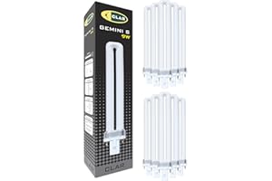 CLAR - Lampadina PLC Gemini S 9W Luce Naturale 4000K G23, Non Regolabile (Pack 10)