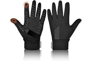 COTOP Kinder Handschuhe Winter, Dünn Fleece Winddichte Fahrradhandschuhe, Anti-Rutsch Outdoor Sports Handschuhe für Jungen Mädchen 5-10 Jahre
