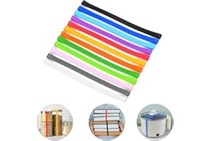 JINTANG Elastique Caoutchouc Large,12 pcs bandes élastiques larges en silicone,gros elastique caoutchouc large,Élastiques Caoutchouc Résistant,Réutilisable,pour Fourniture Bureau, Famille, École