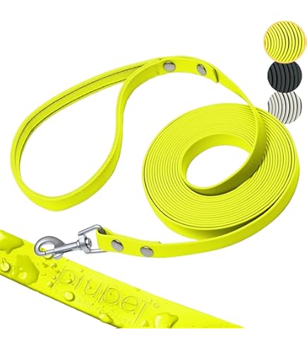 Guinzaglio Lungo Per Cani IOKHEIRA - 5m/10m/15m/20m, In PVC Impermeabile, Con Manico Imbottito, Per Addestramento - Foto 8