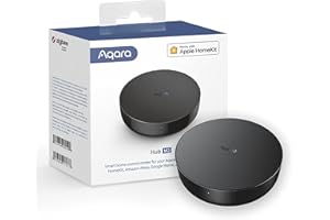 ‎AQARA Aqara Smart Home Zentrale M2, Nicht kompatibel mit U200 und U200 Lite, Smart Home Bridge für Alarmanlage, Infrarot-Fernbedienung, Heim-Automatisierung, Kompatibel mit Alexa, Google Assistant, HomeKit