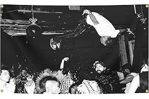 BYADKOA Playboi Carti Die Lit okładka albumu flaga baner estetyczny dekoracyjny trwały gobelin ścienny z 4 mosiężnymi przelotkami 9 x 15 m flaga nadaje się do dekoracji wewnątrz i na zewnątrz, do