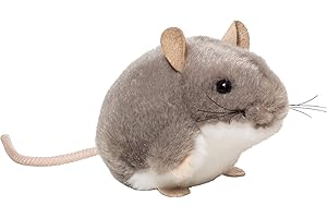 HERMANN TEDDY Teddy Hermann 92657 mysz szara 9 cm, przytulanka, pluszowa zabawka z wypełnieniem z recyklingu