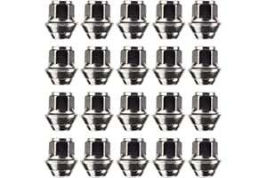 Ellis Excellence - Set di dadi per cerchi in lega M12 x 1,5, rondella conica, 19 mm esagonale compatibile con cerchi in lega Ford e altri (20)