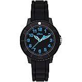 s.Oliver Kinder Analog Quarz Armbanduhr mit Silikonarmband
