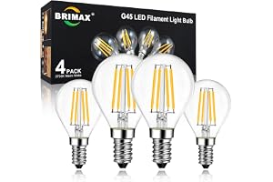 BRIMAX E14 LED-lampa Dimbar 6W 600 lm 2700K, G45 Edison 4-pack
