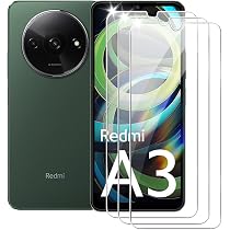 Uno' Vetro Temperato 9H Per Xiaomi Redmi A3 / A3X – 3 Pezzi, Antigraffio, Antiurto, HD Trasparente, Con Rivestimento Oleorepellente E Installazione Facile