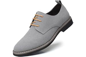 AIMENJOY Chaussures Habillées pour Hommes | Chaussures à Lacets pour Hommes | Suede Shoe en Daim | Chaussures à Lacets en Cuir Derby Mariage Oxford Business Brogues
