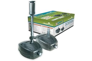 AllPondSolutions FPP-5000 Fountain Pond Pump Submersible with Fountain Attachment for Outdoor Garden, 5000 Litre/Hour Flow Rate