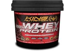 KINGNUTRITION 100% Whey Protein King Nutrition Proteina Concetrada 80% (Chocolate, 4kg)